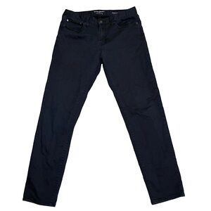 Banana Republic Slim Traveler Pants Navy Blue 32x30 Stretch